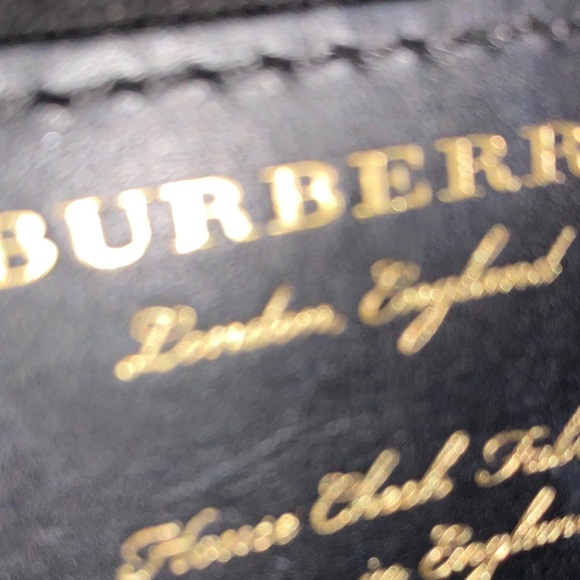 Burberry, mini bag, gold, sequins, printed sides Barely used. Small tote, - Picture 9 of 11